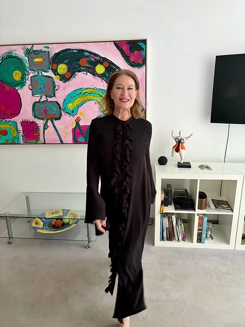 MALUBA in her studio